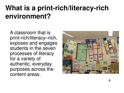 What Is a Print-Rich Environment: A Multi-Layered Discussion